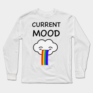 Cool Rainbow Cloud T-Shirt Long Sleeve T-Shirt